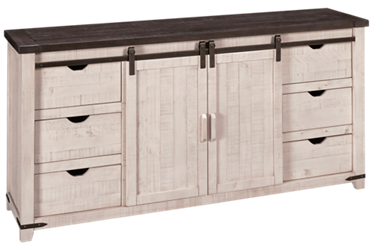 Madison County 6 Drawer 2 Door Buffet