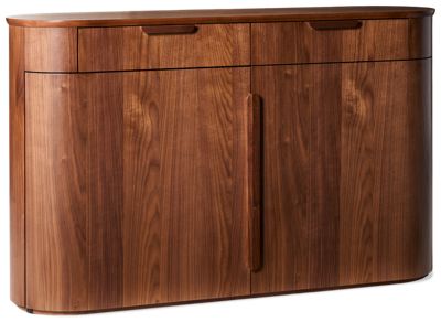 Transformer Eclipse Sideboard - Two Storage Doors - Two Top Drawers - Premium Solid Wood - Modern Curved Silhouette