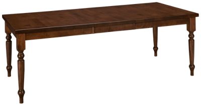 Cognac Table with Leaf