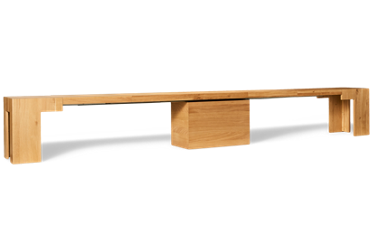 Transformer Original 4.0 Extendable Dining Bench - Seamless Extendability - Extreme Space-Saving - Built-in Panel Solution - Smooth-Glide Technology - Seats up to 6