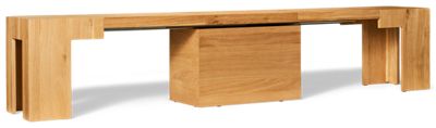 Transformer Original 4.0 Extendable Dining Bench - Seamless Extendability - Extreme Space-Saving - Built-in Panel Solution - Smooth-Glide Technology - Seats up to 6
