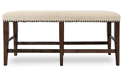 Fairview Counter Bench with Nailhead