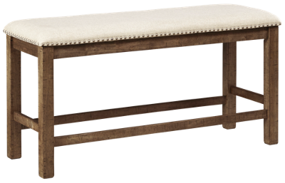 Moriville Counter Bench with Nailhead