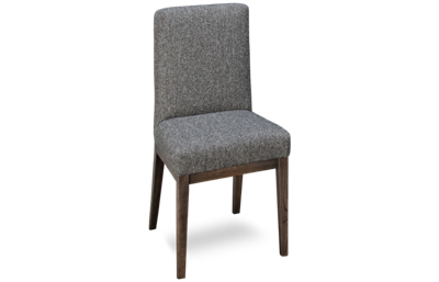 Dovetail Charcoal Upholstered Side Chair