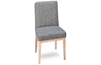 Dovetail Charcoal Upholstered Side Chair