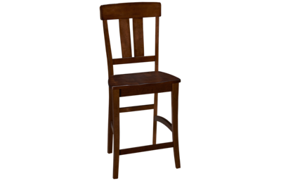 Intercon The District Splat Back Counter Stool