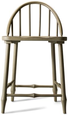 Country Living Windsor Counter Height Chair - Spindle Back - Tapered Legs - Contoured Seat - Traditional Style