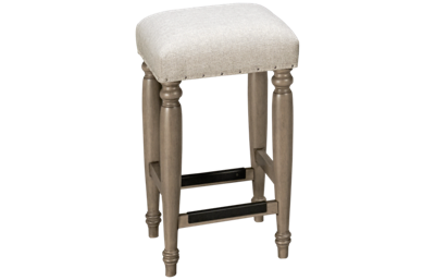 Klaussner Home Furnishings Nashville Counter Stool with Nailhead