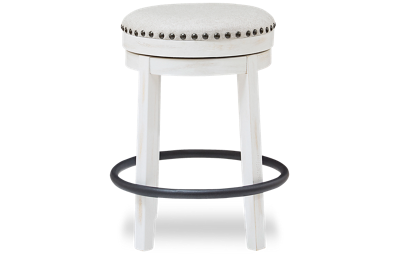 Valebeck Swivel Counter Stool with Nailhead