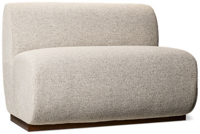 Urban Nest Banquette Two Seater - Soft Sculptural Silhouette - Plush Cushioned Seats - Durable Performance Fabric 