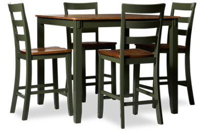 Gesthaven 5 Piece Counter Height Dining Set