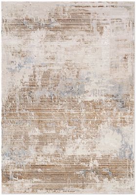 Obsession Area Rug – Contemporary – Machine Woven – Cream/Beige/Blue