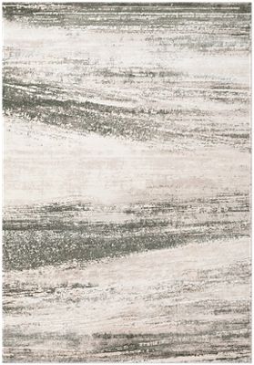 Lazer Area Rug – Contemporary – High Pile – Cream/Green