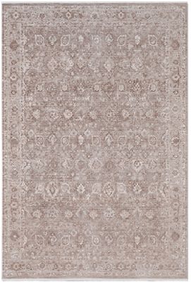 Lara Area Rug – Traditional – Machine Woven – Brown/Grey