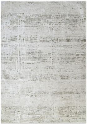 Canyon Area Rug – Transitional – Machine Woven – Grey Abstract Grid
