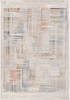 Juno Area Rug – Transitional – Machine-Woven – Beige/Multi