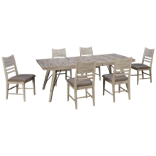 Small Classics Kitchen Set Elegant intercon modern rustic 7 piece dining set