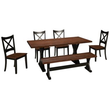 United Lexington United Lexington 6 Piece Dining Set Jordan S Furniture