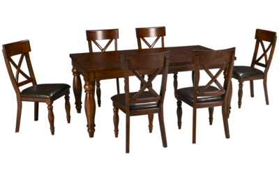 Kingston 7 Piece Dining Set with Leaf