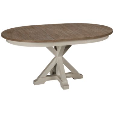 Riverside Myra Round Dining Table, White Round Dining Table With Leaves