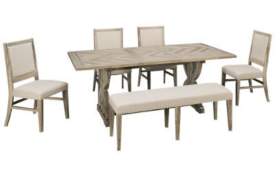 Jofran Fairview 6 Piece Dining Set with Leaf