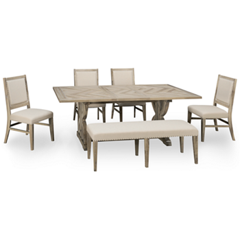 Fairview 6 Piece Dining Set with Leaf