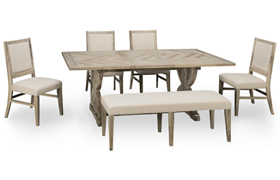 Fairview 6 Piece Dining Set with Leaf