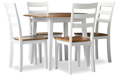 Gesthaven 5 Piece Dining Set with Drop Leaf