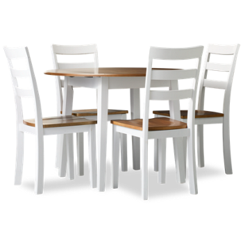 Gesthaven 5 Piece Dining Set with Drop Leaf