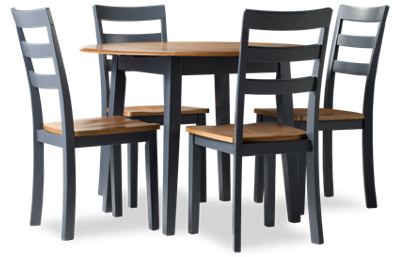 Gesthaven 5 Piece Dining Set with Drop Leaf