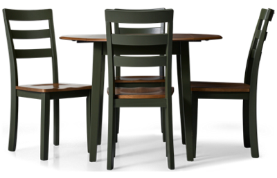 Gesthaven 5 Piece Dining Set with Drop Leaf