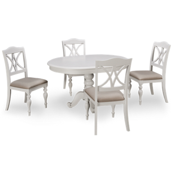 Summer House 5 Piece Dining Set with Leaf