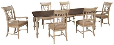 Weatherford 7 Piece Dining Set with Leaf Jordan s Furniture