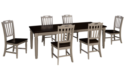 Jofran Orchard Park 7 Piece Dining Set with Leaf