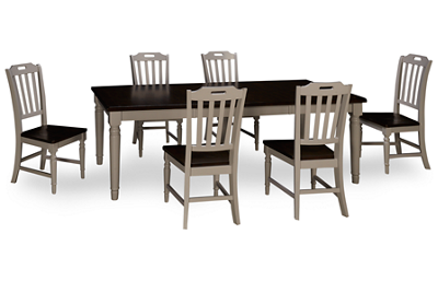Orchard Park 7 Piece Dining Set with Leaf