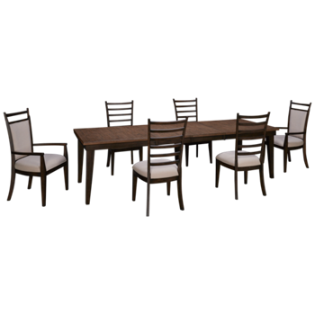 Plank Road 7 Piece Dining Set with Leaf