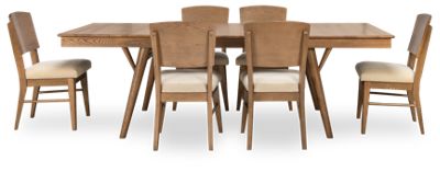Barbossa 7 Piece Dining Set with Leaf Jordan s Furniture