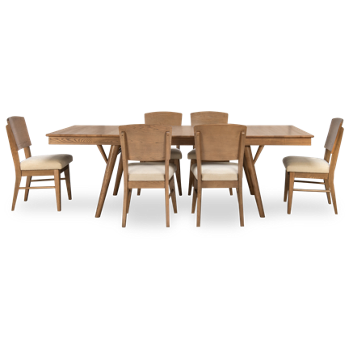 Barbossa 7 Piece Dining Set with Leaf