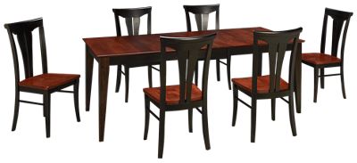 Peppercorn 7 Piece Dining Set with Leaf