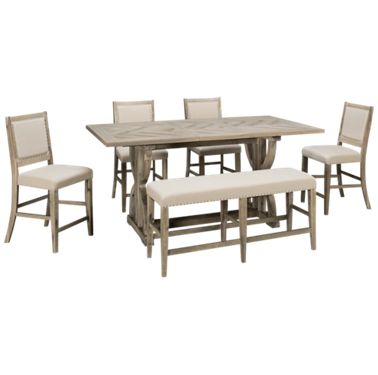 Jofran Fairview Jofran Fairview 6 Piece Counter Height Dining Set Jordan S Furniture