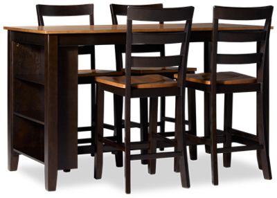 Gesthaven 5 Piece Counter Height Dining Set