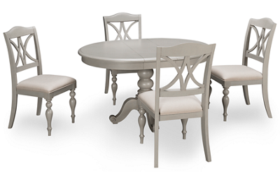 Summer House 5 Piece Dining Set with Leaf