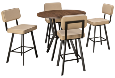 Norcross 5 Piece Counter Height Dining Set