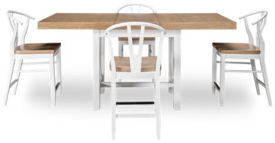 Franklin 5 Piece Counter Height Dining Set with Leaf