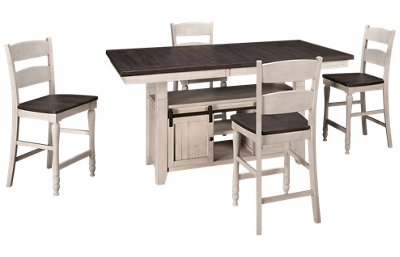 Jofran Madison County 5 Piece Counter Height Dining