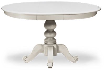 Summer House Oyster White Round Pedestal Dining Table by Liberty