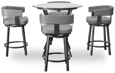 Naomi 5 Piece Counter Height Dining Set