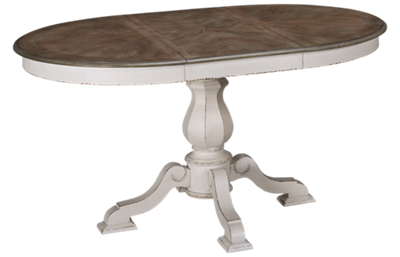 Liberty Furniture Magnolia Manor Pedestal Table with Leaf