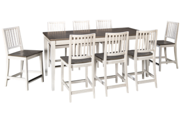 Caraway 9 Piece Counter Height Dining Set with Leaf