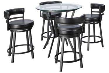 Naomi 5 Piece Counter Height Dining Set